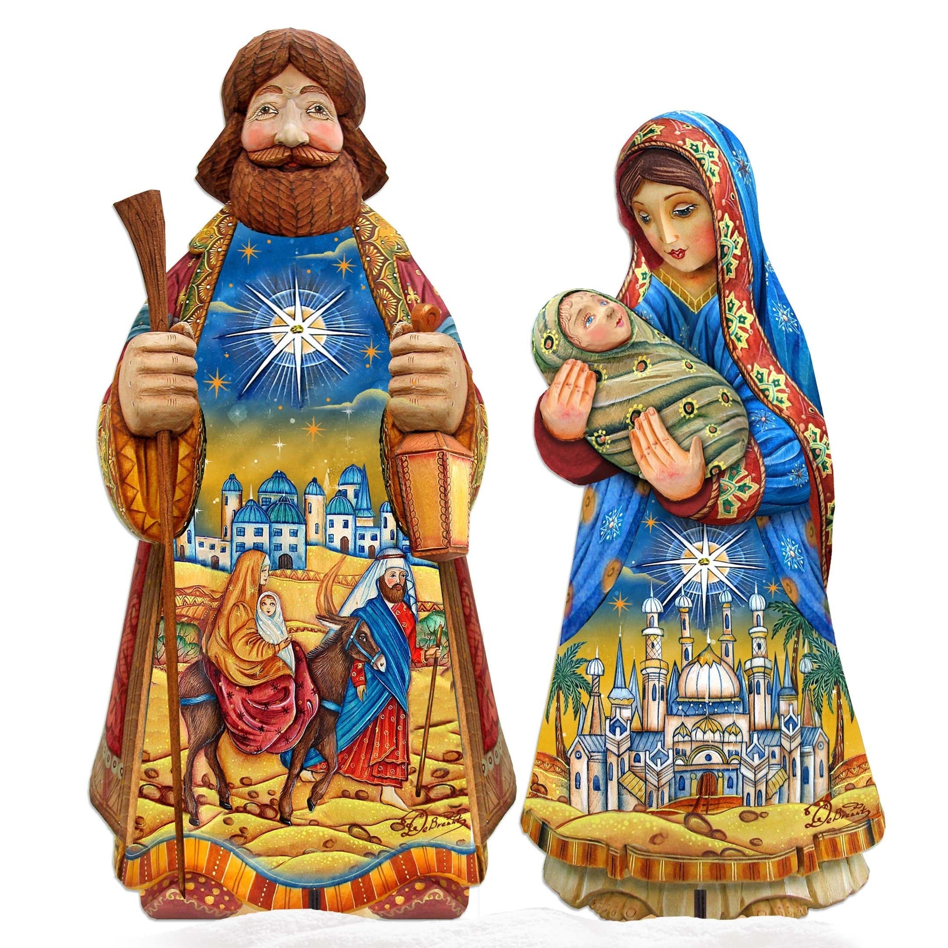 Night at Bethlehem Outdoor Nativity Set  by G. DeBrekht - Nativity Holiday Decor - 8152654F-S2-4