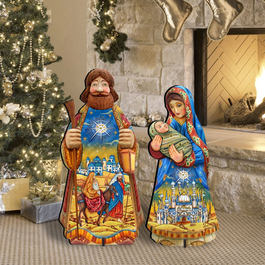 Night at Bethlehem Outdoor Nativity Set by G. DeBrekht - Nativity Holiday Decor - 8152654F-S2-1